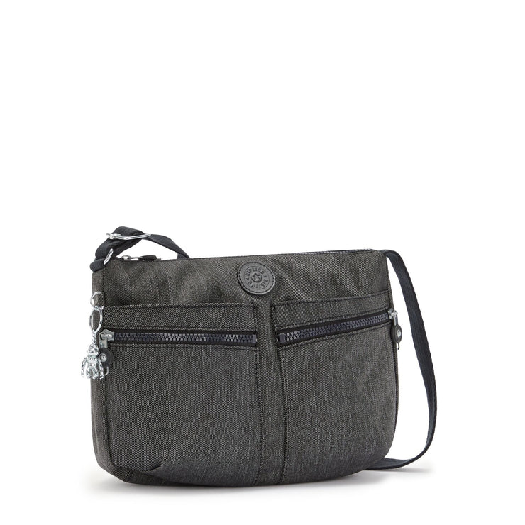 KIPLING-IZELLAH-Medium crossbody-Black Peppery-I4803-78S