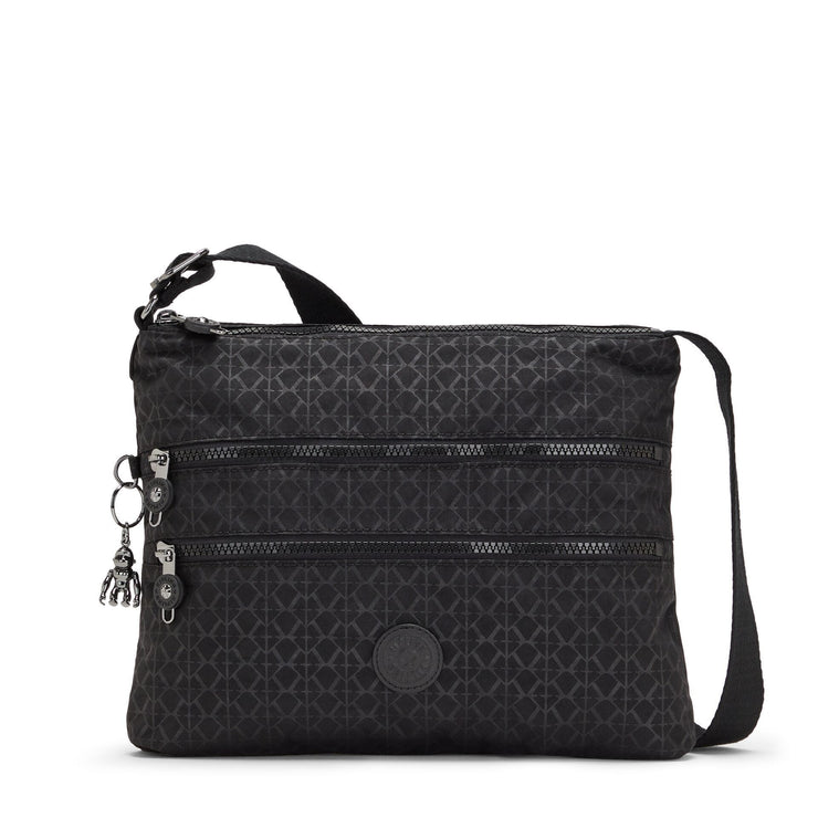 KIPLING-ALVAR-Medium crossbody-Signature Emb-12472-K59