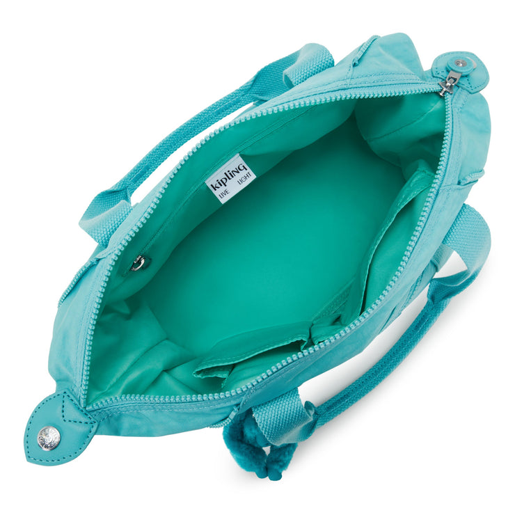 KIPLING Small handbag (with removable shoulderstrap) Female Deepest Aqua Art Mini