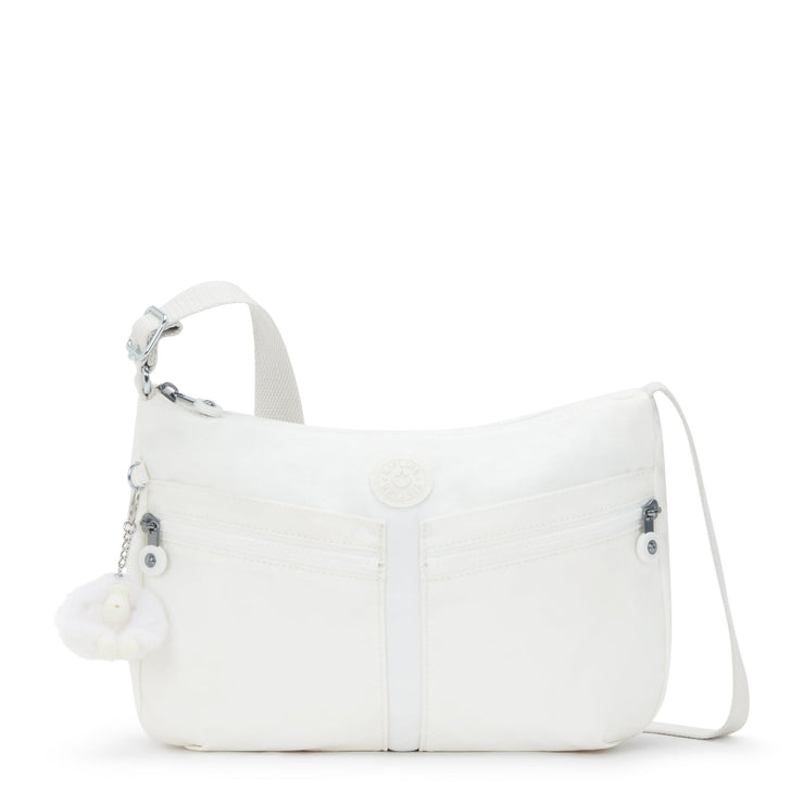 KIPLING-Izellah-Medium crossbody-Pure Alabaster-02144-6KH