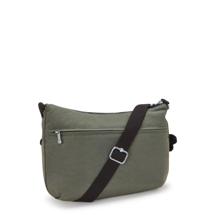 KIPLING-Izellah-Medium crossbody-Green Moss-02144-88D