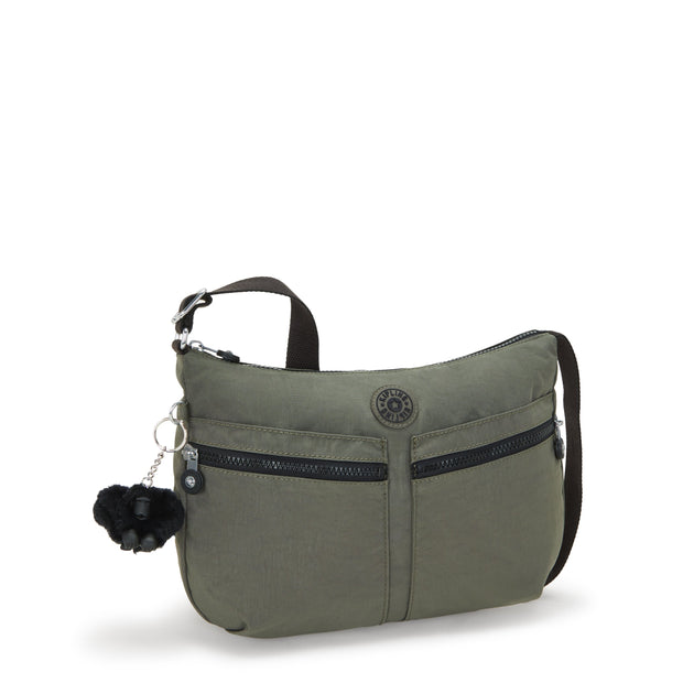 KIPLING-Izellah-Medium crossbody-Green Moss-02144-88D