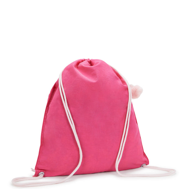 KIPLING Medium backpack (with drawstring) Female Happy Pink C Supertaboo  -  09487-BZ8