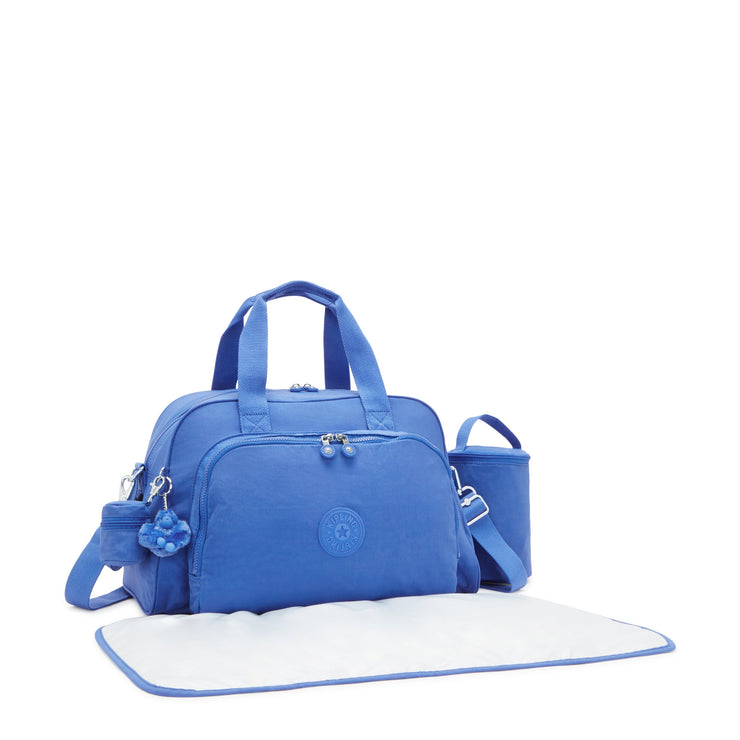 KIPLING-Camama-Large babybag (with changing mat)-Havana Blue-10153-JC7