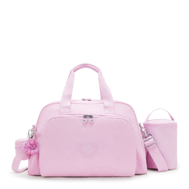 KIPLING-Camama-Large babybag (with changing mat)-Blooming Pink-10153-R2C