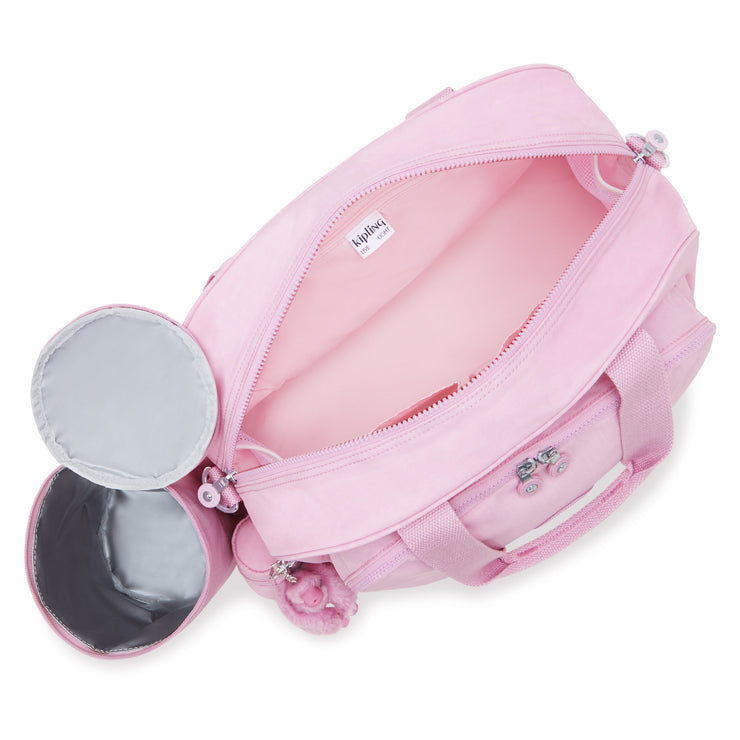 KIPLING-Camama-Large babybag (with changing mat)-Blooming Pink-10153-R2C