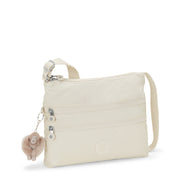 KIPLING-Alvar-Medium crossbody-Beige Pearl-12472-3KA