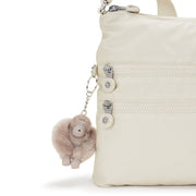 KIPLING-Alvar-Medium crossbody-Beige Pearl-12472-3KA