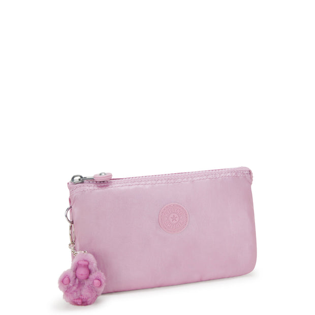 KIPLING-Creativity L-Large purse-Metallic Lilac-13093-F4D