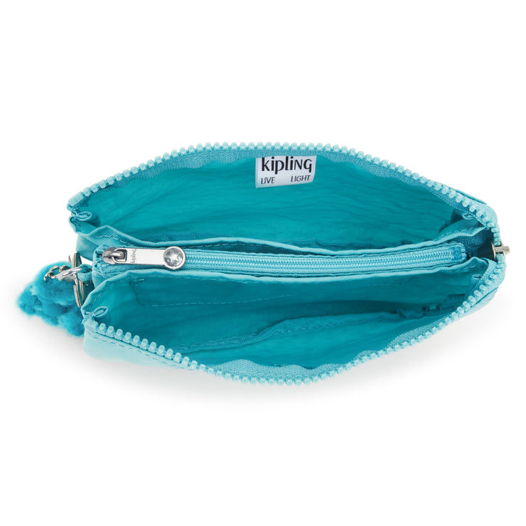 KIPLING Large purse Female Deepest Aqua Creativity L