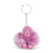 KIPLING-Monkeyclip S Pack10-Small monkey keyhanger-Blooming Pink-16474-R2C