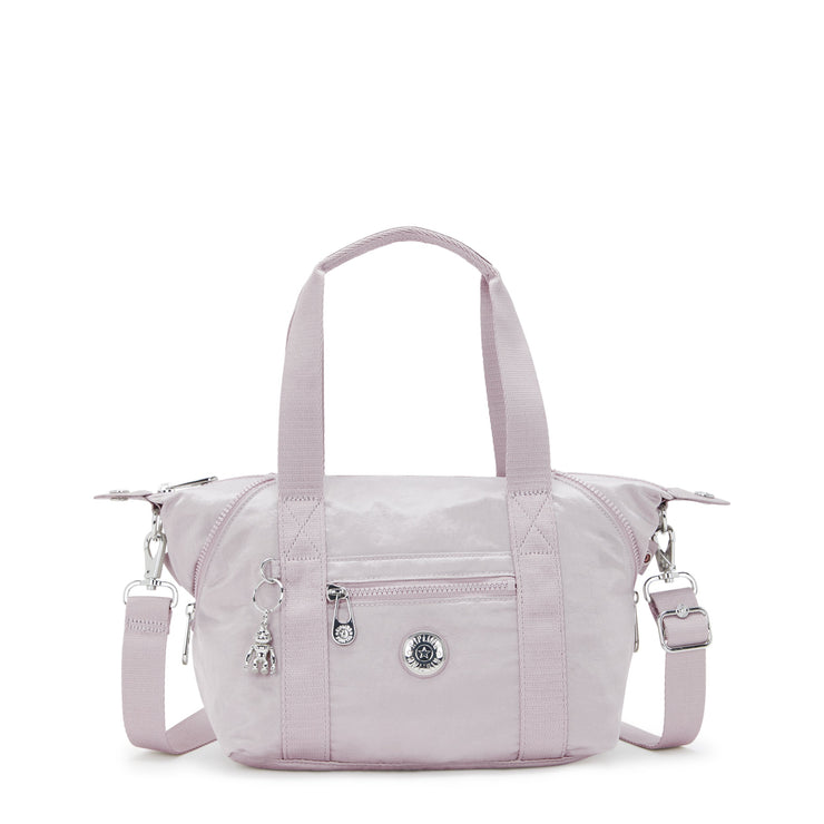 KIPLING-Art Mini-Small handbag (with removable shoulderstrap)-Gleam Silver-I2526-K6G