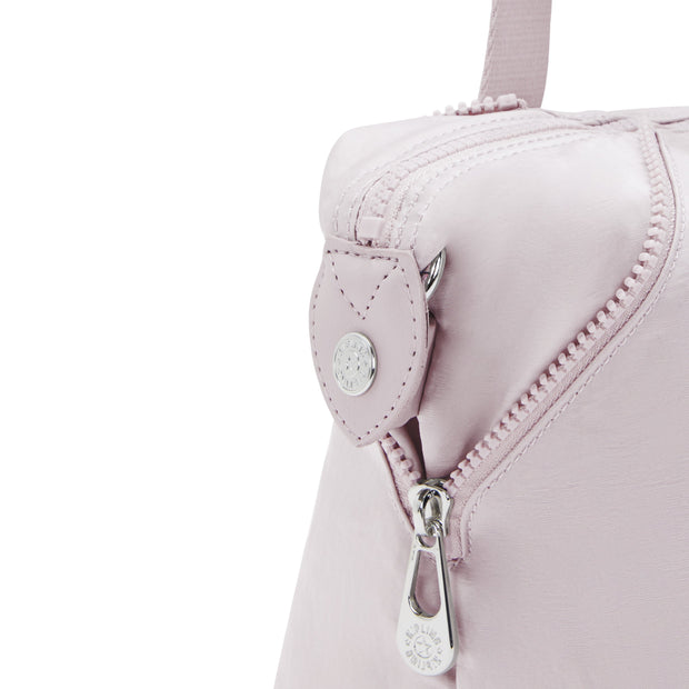 KIPLING-Art Mini-Small handbag (with removable shoulderstrap)-Gleam Silver-I2526-K6G