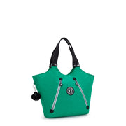 KIPLING Medium Tote with Zipped Closure Female Rapid Green New Cicely