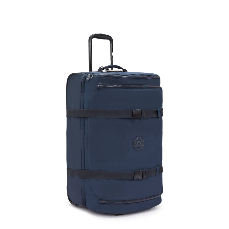 KIPLING-Aviana M-edium Wheeled Suitcase with Adjustable Straps-Blue Bleu 2-I2966-96V