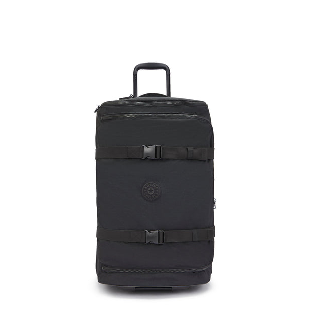 KIPLING-Aviana M-edium Wheeled Suitcase with Adjustable Straps-Black Noir-I2966-P39