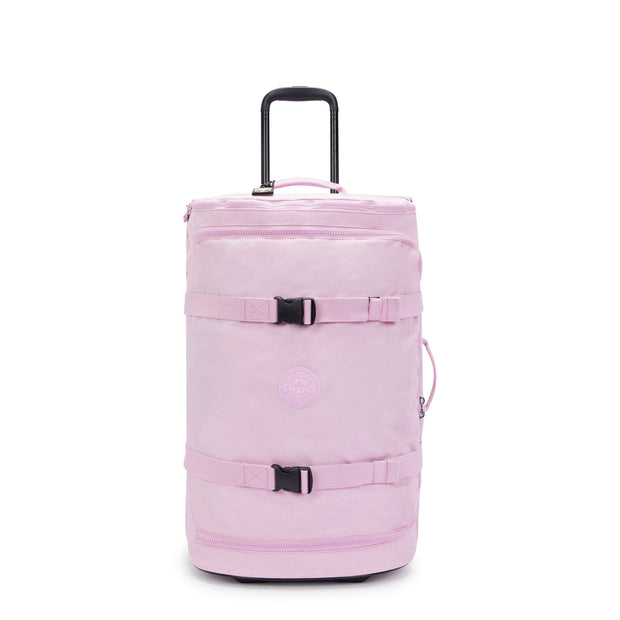 KIPLING-Aviana M-edium Wheeled Suitcase with Adjustable Straps-Blooming Pink-I2966-R2C