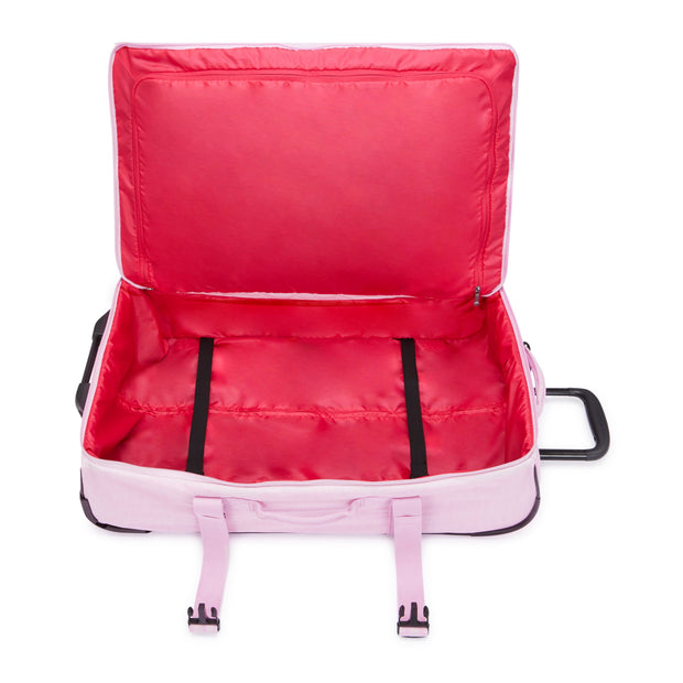 KIPLING-Aviana M-edium Wheeled Suitcase with Adjustable Straps-Blooming Pink-I2966-R2C