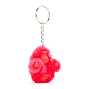 KIPLING-Monkeyclip Xs Kh Pack10-Extra small monkey keyhanger-Pink Monkey-I3088-3FL