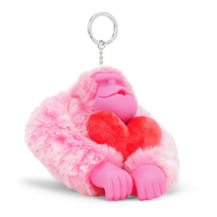 KIPLING-Valentine Monkey Xl-Collector monkey-Valentine Pink-I3130-V84