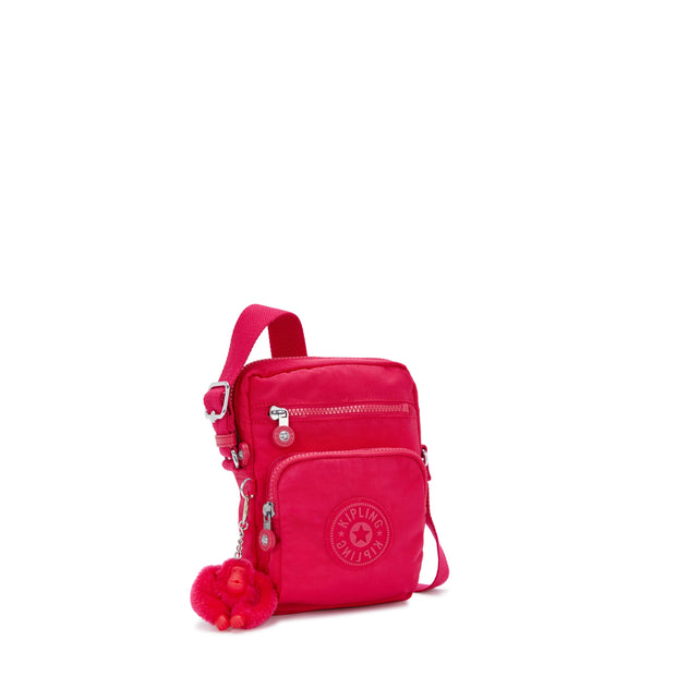 KIPLING-Gunne-Small Crossbody with Adjustable Straps-Confetti Pink-I3244-T73