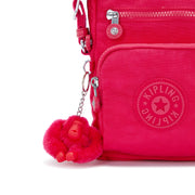 KIPLING-Gunne-Small Crossbody with Adjustable Straps-Confetti Pink-I3244-T73