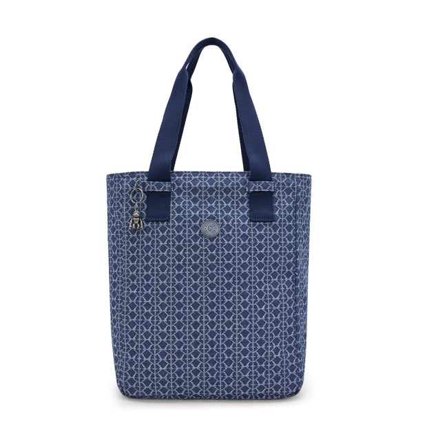 Kipling Jowns Signature Denim Medium Tote I3283-7PF