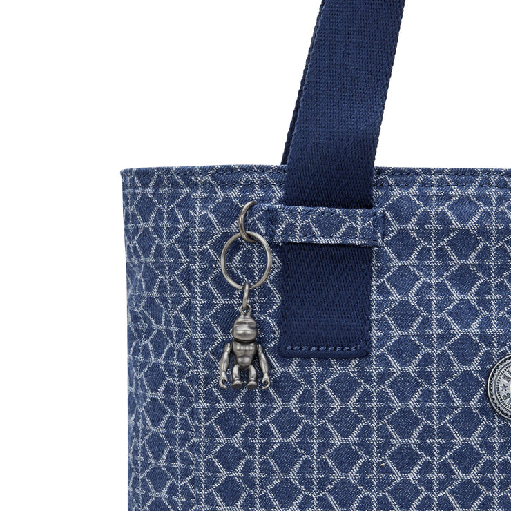 Kipling Jowns Signature Denim Medium Tote I3283-7PF