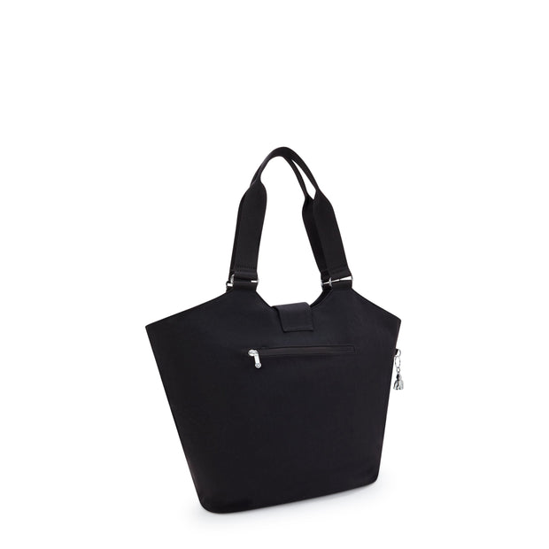 KIPLING Medium Tote with Zipped & Magnetic Closure Female Black Spice Recicely I3286-5JB