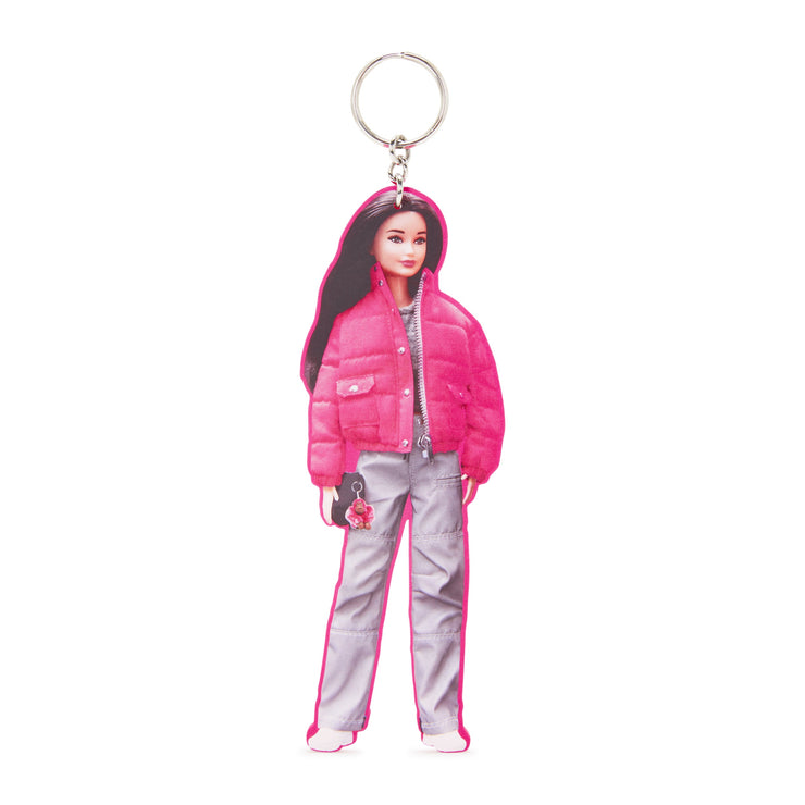 KIPLING-Barbie Charm Extra-Keyhanger-Power Pink-I3295-BA2