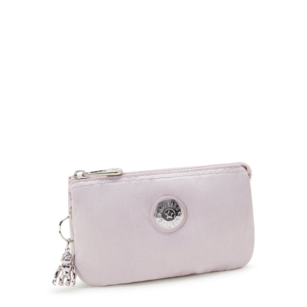 KIPLING-Creativity L-Large purse-Gleam Silver-I3361-K6G