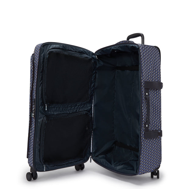 Kipling Spontaneous L 3D K Blue Large Wheeled Luggage I3397-4JS