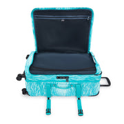 Kipling Large Wheeled Luggage Female Aqua Pool Spontaneous L