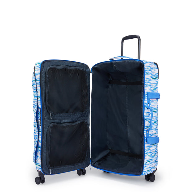 KIPLING-Spontaneous L-Large wheeled luggage-Diluted Blue-I3397-TX9