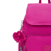 KIPLING Small backpack Female Glowing Fuchsia City Zip S I3523-3KU