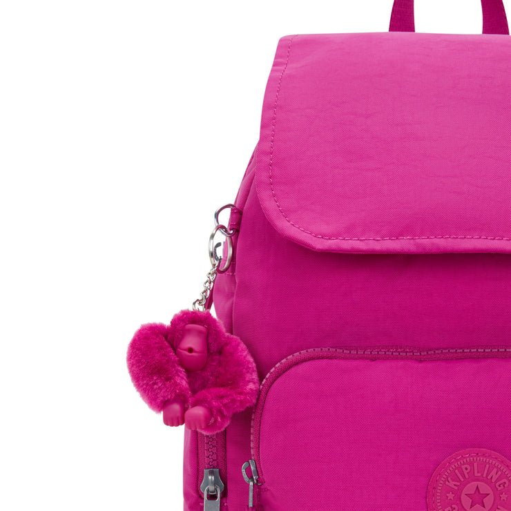 KIPLING Small backpack Female Glowing Fuchsia City Zip S I3523-3KU