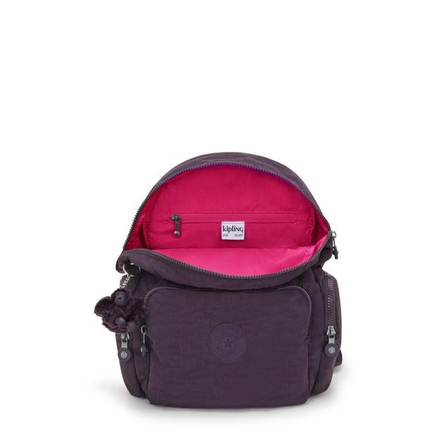 KIPLING Small backpack Female Ultimate Plum City Zip S I3523-67U