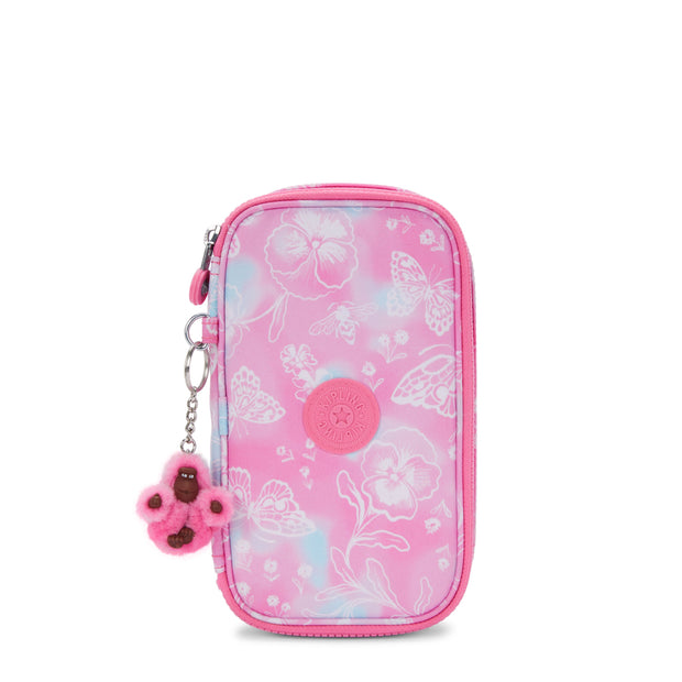 KIPLING Medium pencase Female Garden Clouds 50 Pens