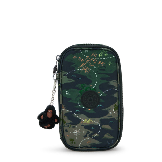 KIPLING 50 Pens Camo Treasure Medium pencase I3707-3PB