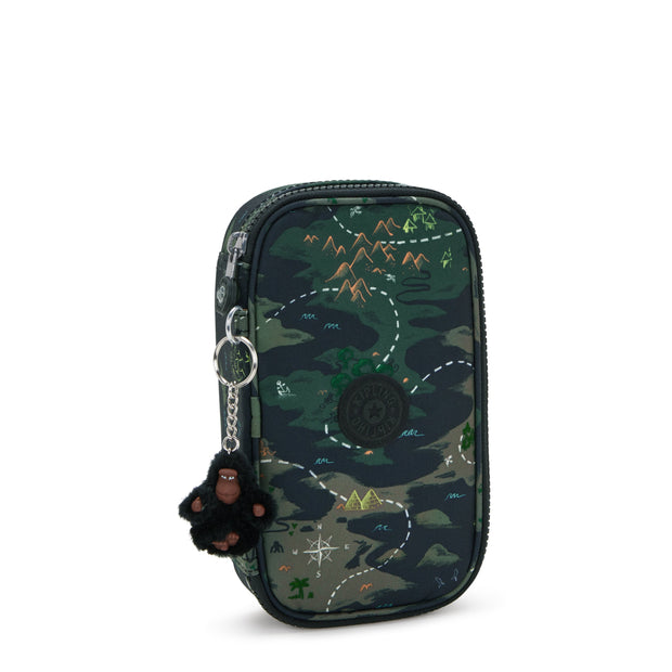 KIPLING 50 Pens Camo Treasure Medium pencase I3707-3PB