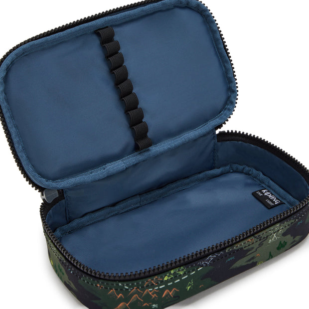 KIPLING 50 Pens Camo Treasure Medium pencase I3707-3PB