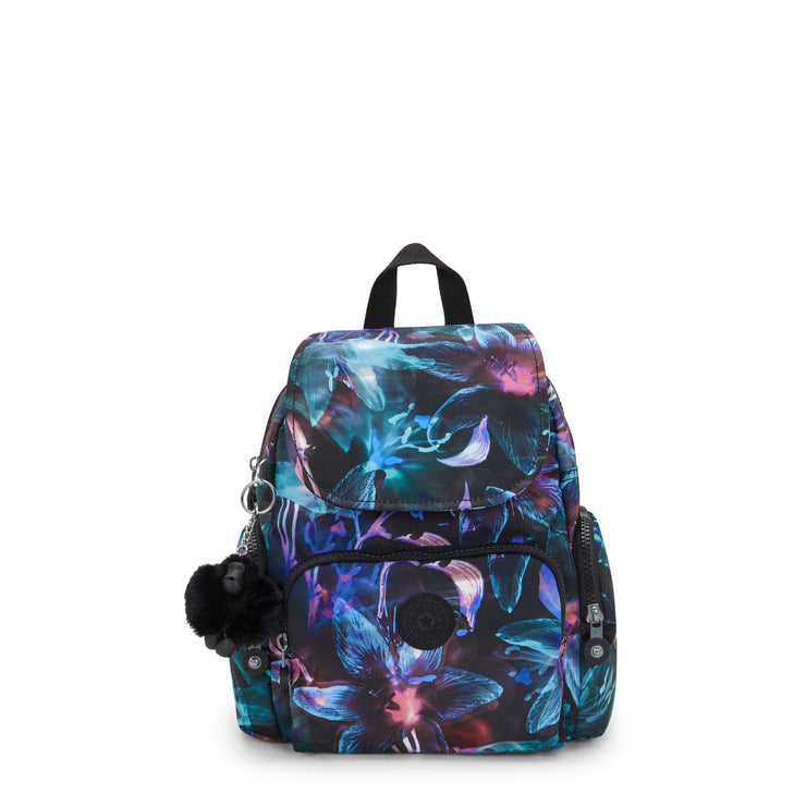 KIPLING Small backpack Female Spectral Orchid City Zip Mini I3735-7DP