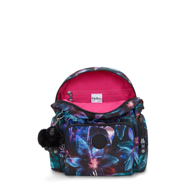 KIPLING Small backpack Female Spectral Orchid City Zip Mini I3735-7DP