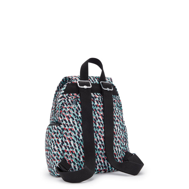 KIPLING Mini Backpack with Adjustable Straps Female Abstract Print City Zip Mini