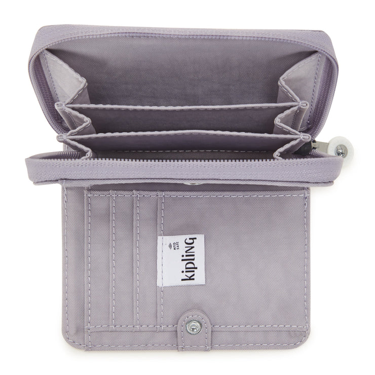 KIPLING-Money Love-Medium Wallet-Tender Grey-I3738-1FB