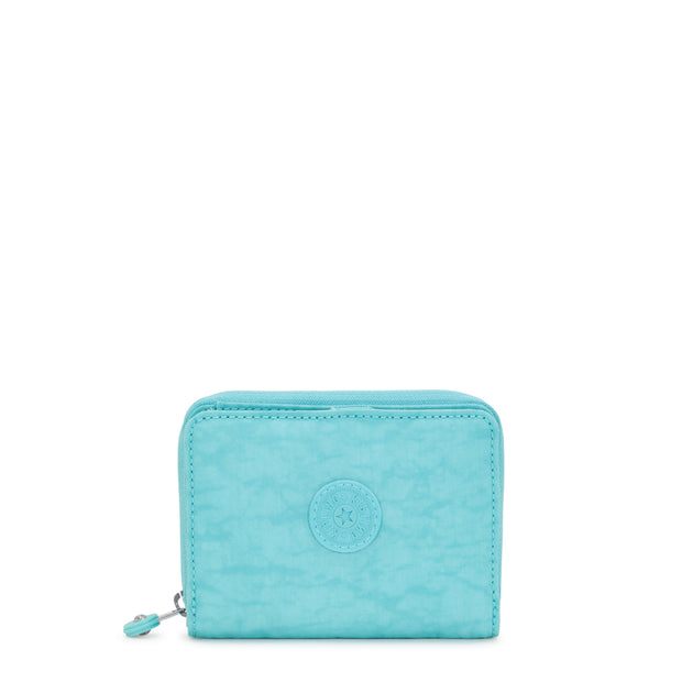 KIPLING Medium Wallet Female Deepest Aqua Money Love