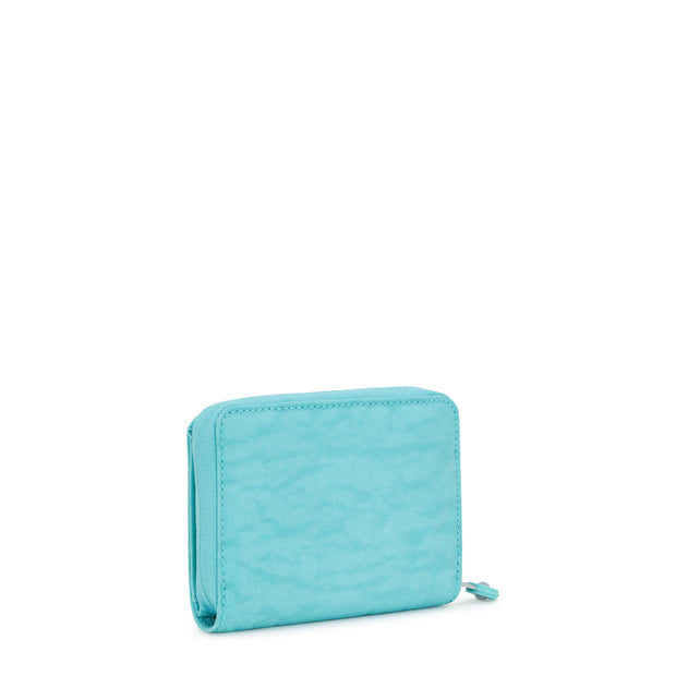 KIPLING Medium Wallet Female Deepest Aqua Money Love