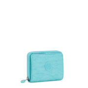 KIPLING Medium Wallet Female Deepest Aqua Money Love