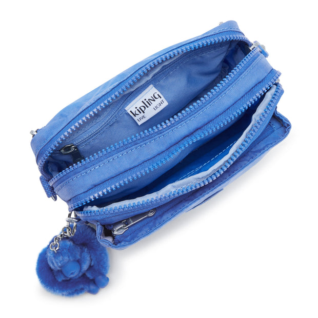 KIPLING-Abanu Multi-Small crossbody convertible to waistbag (with removable straps)-Havana Blue-I3795-JC7