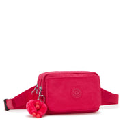 KIPLING-Abanu Multi-Small crossbody convertible to waistbag (with removable straps)-Confetti Pink-I3795-T73